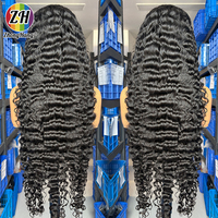 Perruque bouclée naturelle birmane 13x4 en gros, perruques de cheveux humains bouclés birmanes HD Lace densité 210, perruque vietnamienne 100% naturelle originale
