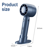 Ventilador Portátil Promocional Recargable con Soporte para Teléfono Móvil, Regalos Publicitarios Empresariales, Ventilador de Mano Pequeño