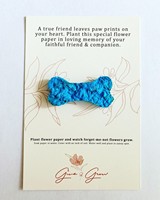Tarjetas de Felicitación Biodegradables con Papel Sembrable en Forma de Lazo, Coloridas, para Festivales