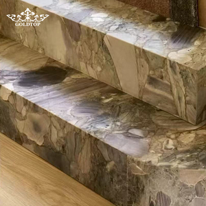 Dalle de pierre naturelle polie moderne GOLDTOP Excalibur Quartzite pour plan de travail de cuisine, villa, appartement, hôtel - Product Image 3
