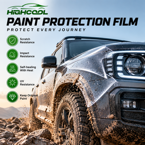HIGHCOOL Rollo de TPU PPF Premium de 1.52*15m, Película Transparente de Protección de Pintura para Automóviles, para Proveedores del Mercado de Accesorios Automotrices - Product Image 1