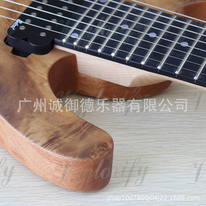 <span class=keywords><strong>Guitare</strong></span> électrique 8 cordes 39 pouces en érable avec finition mate, modèle professionnel pour étudiants, conçue pour la performance, design Ogumi - Product Image 3