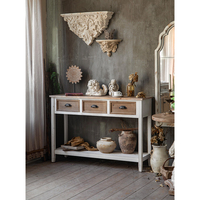Table De Couloir De Luxe Rétro Meubles De Maison D'entrée Table Console En Bois Massif