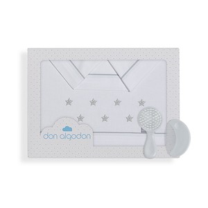 3 pezzi Enzo modello per bambini Set trapunta in cotone di lino per neonati biancheria da letto traspirante e indossabile con spazzola per culle o letti - Product Image 1