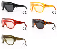 Lunettes de soleil Finewell rétro carrées avec logo personnalisé, protection UV400, montures TR90 surdimensionnées de marque de luxe, branches CP, pour femmes et hommes