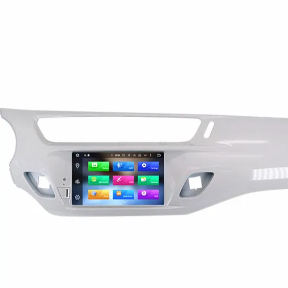 ZWNAV 4 + 64G Android 9.0 Xe Đa Phương Tiện DVD Player Cho Citroen C3 DS3 2010 + Xe GPS Âm Thanh đài Phát Thanh Stereo Đầu Trắng Đơn Vị