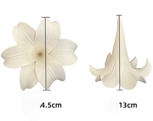 ดอกลิลลี่ทำมือติดเพดาน ดอกไม้พลาสติก EVA รูปทรงแตร ดอกลิลลี่คริสตัล ดูราตูร์ สำหรับงานแต่งงาน วันแม่ งานรับปริญญา - Product Image 6