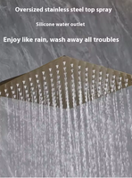 Robinetterie de luxe haut de gamme pour hôtels, mitigeur de douche mural réglable en cuivre brossé doré, avec pommeau de douche chaud/froid