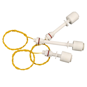 Mini-interrupteur à flotteur PP, contrôleur de niveau d'eau, capteur de niveau de liquide avec fil jaune pour alarme de réservoir et contrôle de pompe - Product Image 1