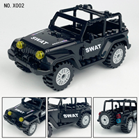 MOC scène Jeep voiture créative petites particules accessoires pièces enfants éducatifs en plastique bloc de construction bricolage jouets Juguetes