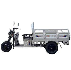 รถสามล้อไฟฟ้าบรรทุกสินค้าสีขาว ขนาด 1.3 เมตร ผลิตในจีน รุ่น <span class=keywords><strong>JL</strong></span> 48V 650W แบบเปิด รับน้ำหนักได้ 400 กิโลกรัม โครงเหล็ก เหมาะสำหรับครอบครัว - Product Image 4