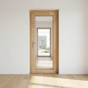 Porte d'entrée moderne PENJOY PH130, triple vitrage, fibre de verre, faible valeur U, isolation thermique, appartement, hôtel, usage commercial, Canada - Product Image 1