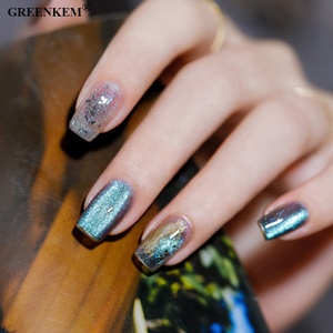 Esmalte de uñas de Gel UV Aurora de cristal multicolor, <span class=keywords><strong>brillo</strong></span> fino, efecto ojo de gato <span class=keywords><strong>transparente</strong></span>, logotipo personalizado, esmalte de Gel de ojo de gato para uñas - Product Image 3