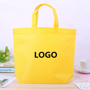 Promotional Shopping Tote Fabric Polypropylene Laminated pp Non Woven Bag with logo Custom in Stock