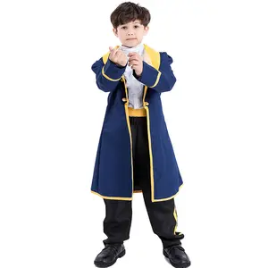 新款儿童王子王服装男孩亲子万圣节服装欧美卡通角色扮演服装