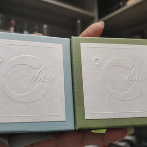 사용자 정의 스티커 로고 양각 질감 종이 양초 라벨 향수 패키지 스티커 럭셔리 - Product Image 6