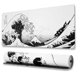 Extended Large Anti-Slip Gaming Mouse Pad With Stitched Edges Anime Desk Mat Keyboard Gaming Mouse Pad