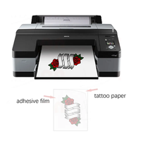 Papel de Tatuaje Temporal Imprimible por Transferencia de Agua, Resistente al Agua, Color CMYK, Tinta Negra, para Impresora de Inyección de Tinta, Venta al por Mayor
