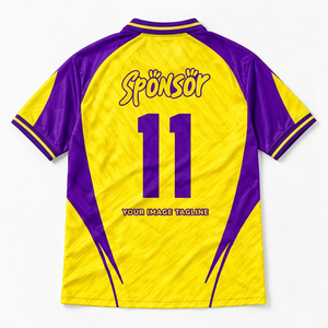 <span class=keywords><strong>Collezione</strong></span> <span class=keywords><strong>di</strong></span> <span class=keywords><strong>Maglie</strong></span> <span class=keywords><strong>da</strong></span> <span class=keywords><strong>Calcio</strong></span> Retrò Personalizzate, Magliette Boxy Vintage, Abbigliamento Sportivo Traspirante Unisex con Colletto a Polo - Product Image 3