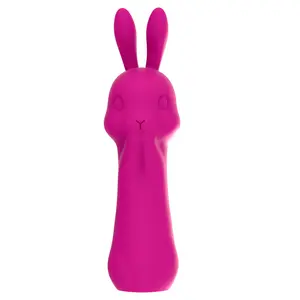 BlueRabbit新设计阴蒂刺激器批发10功能便携式硅胶g点迷你兔子子弹振动器