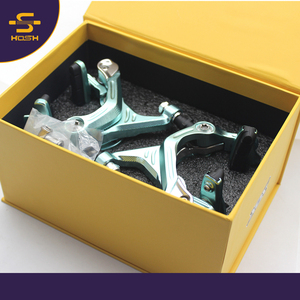 HOSH JSQ-1 Kaliper Fren Yüksek Kaliteli 3D Hafif Alaşımlı Dövme Alüminyum Dayanıklı Katlanır Bisiklet Fren Pabuçları İki Taraflı Frenleme 340g - Product Image 3