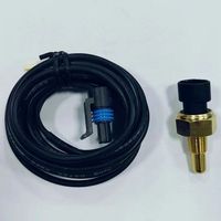 Pengukur Suhu & Tegangan Digital Ganda 52mm Baru dengan Alarm Puncak/Reset 12V-24V Universal untuk Mobil