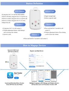 Appel bidirectionnel 4G, suivi GPS <span class=keywords><strong>portable</strong></span>, carte d'identité GPS, enfants/étudiants/personnes âgées, certifications complètes, <span class=keywords><strong>SOS</strong></span> à une touche, télécommande - Product Image 3