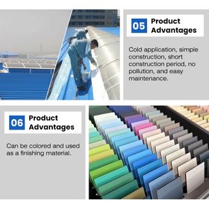 20kg Indoor <b>Acrylic</b> Waterproof Coating for Bathroom Balcony Basement Warehouse & Wall-Eco-Friendly Durable Construction Membrane - Product Image 5