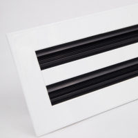Diffuseur linéaire flexible en aluminium pour grille de ventilation CVC pour systèmes de climatisation en parcs et entrepôts