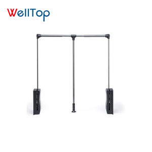 VT-10.156 WELLTOP Perchero Moderno de Metal para Armario, Barra Elevadora para Pantalones, Ajustable, con Cierre Suave Hidráulico - Product Image 2