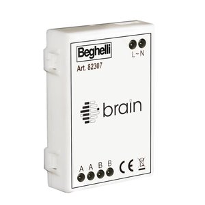 Modulo di Controllo Intelligente Beghelli Brain per Domotica con 2 Relè 82307 - Product Image 1