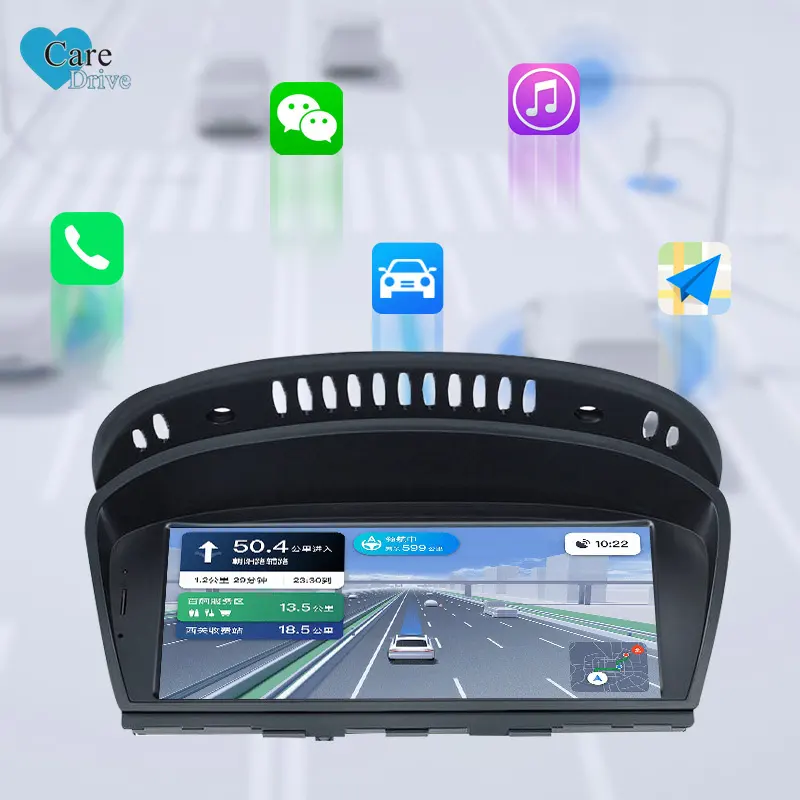 Caredove 8.8 "papan dasbor pengganti asli E60 E61 Android 9.0 mobil navigasi Gps untuk Bmw 5 seri 2003-2010 dengan Canbus