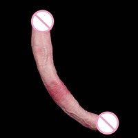 Dildos réalistes de 44 cm de long, en silicone, gros pénis, jouets sexuels anaux souples, ventouse, gros pénis pour femmes, hommes, masturbateurs adultes