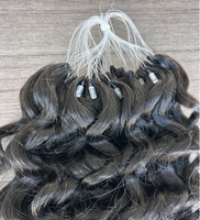 Extensions de cheveux naturels indiens de qualité supérieure, couleur naturelle, Deep Water 12a H6, extensions de cheveux humains, 100% plumes de coq réelles, longues