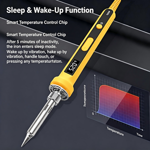 100W High Power Digital Adjustable Temp <b>Soldering</b> <b>Iron</b>, Internal Heating Constant Temperature Electronics Welding Tool - Product Image 2