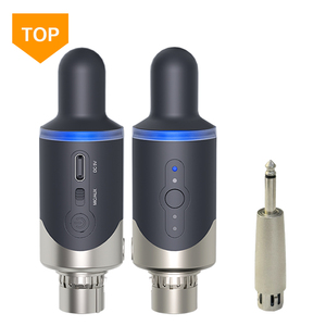 <strong>UHF</strong> Wireless XLR <strong>Transmitter</strong> and Receiver Digital Wired to Wireless Microphone for Dynamic Microphone, Audio Mixer, PA System - Product Image 1