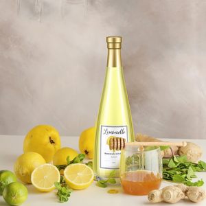 Botellas de Vidrio para Vino Lemoncello de 330 ml con Etiquetas Adhesivas, Botellas de Licor Vacías Transparentes Herméticas con Tapa, Ideales para Regalos - Product Image 2