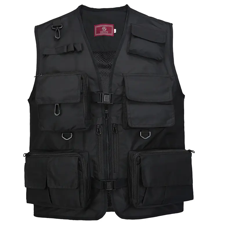 Wholesale Mens Utility Pockets Cargo Waistcoat Climbing Shooting Tool Fisherman Photography Work Vest