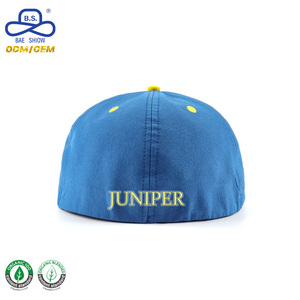 Factory Wholesale Hat Customization Fitted Style Plain Colors Embroidery Cotton Twill Flat Brim <strong>Snapback</strong> Cap For Unisex Casual - Product Image 2