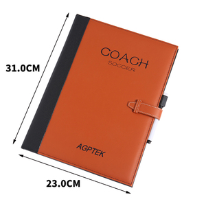 Tableau Tactique <span class=keywords><strong>de</strong></span> Football MUDA Pliable en Cuir PU, Haute Qualité, Équipement d'Entraînement 45x29x3 CM Facile à Transporter - Product Image 5