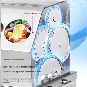 450w Simple Operation Commercial Vertical Automatic Electric Cold Press Sugarcane Machine Sugar Cane Juicer for <b>Juice</b> Business - Product Image 6