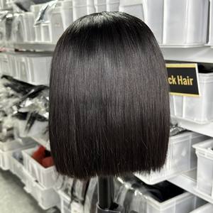 4x4 Hair <strong>Wigs</strong> Peruvian <strong>Wig</strong> Glueless bob Pas <strong>Cher</strong> Raw Vietnamese Unprocessed Human Hair Vendors One Donor <strong>Wigs</strong> Frontal - Product Image 5