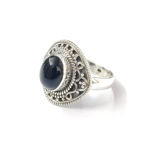 Anillo de Ónice Negro, Anillo de Plata de Ley 925 con Piedra Preciosa, Colección Hecha a Mano de Ónice Negro, Anillos Finos, Joyería de Plata, Precio al por Mayor - Product Image 3