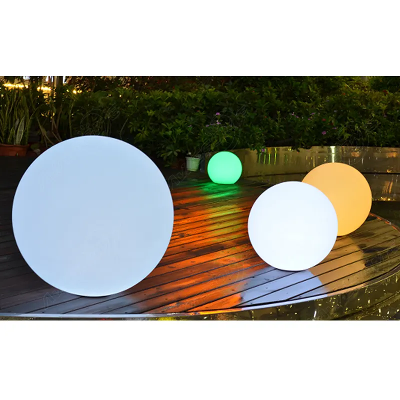 Portable outdoor garden lighting ball / led orbs / globe lights