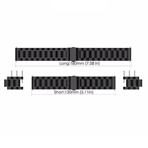 <span class=keywords><strong>Bracelet</strong></span> <span class=keywords><strong>de</strong></span> <span class=keywords><strong>montre</strong></span> en acier inoxydable pour OnePlus Watch 20/22 mm, <span class=keywords><strong>bracelet</strong></span> universel en métal à trois maillons - Product Image 3