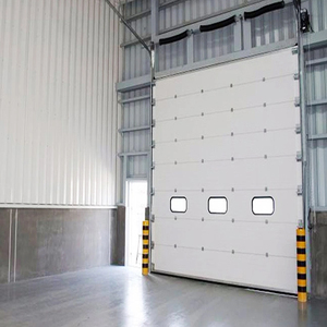 Puertas de garaje seccionales de apertura rápida clásicas estéticamente agradables hechas a medida para villas - Product Image 1