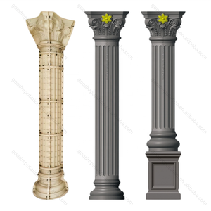 Molde de silicona ajustable de alta calidad para pilares de cemento prefabricados romanos, diseño de columna de hormigón, venta al por mayor - Product Image 3