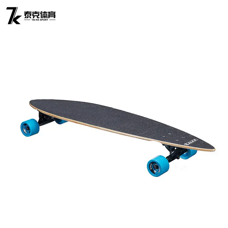 7 Ply Chinese Longboard 7ply Canadese Esdoorn Compleet Skateboard Voor Kinderen Volwassen De Offroad Long Skate 8.25 Cruiser