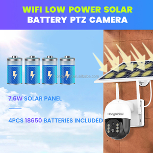 Hongglobal 4MP <span class=keywords><strong>360</strong></span> độ ngoài trời năng lượng mặt trời Powered không thấm nước giám sát không dây <span class=keywords><strong>Wifi</strong></span> PTZ máy ảnh năng lượng mặt trời cctv Home <span class=keywords><strong>Camera</strong></span> An Ninh - Product Image 5