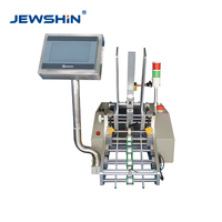 Machine d'emballage automatique personnalisée Jewshin avec PLC et moteur, alimentateur de papier à friction haute précision avec couvercle